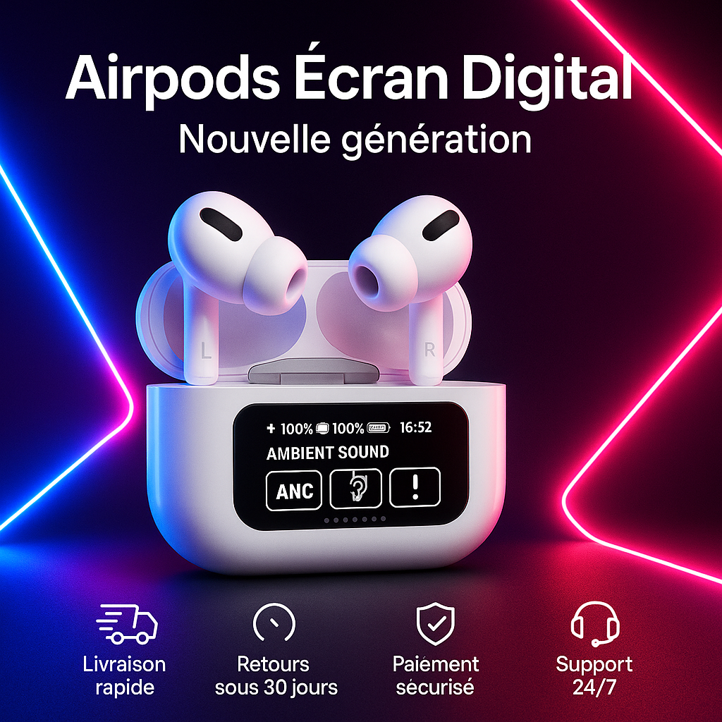 Airpods Ecran Digital