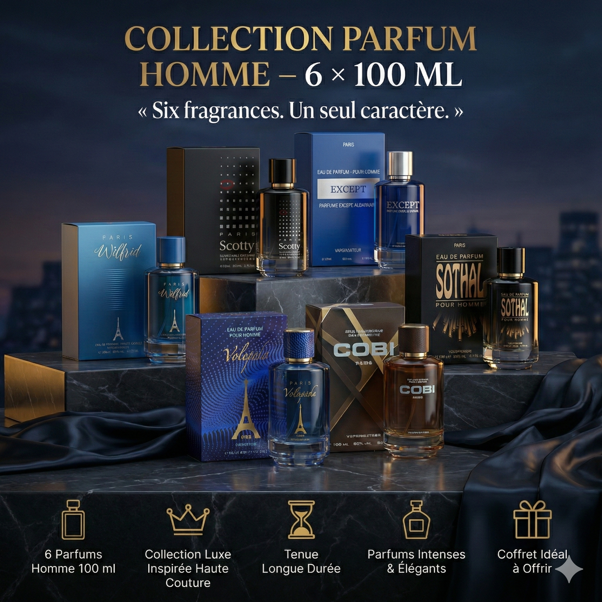 Collection 6 Parfums - Homme 100 ml