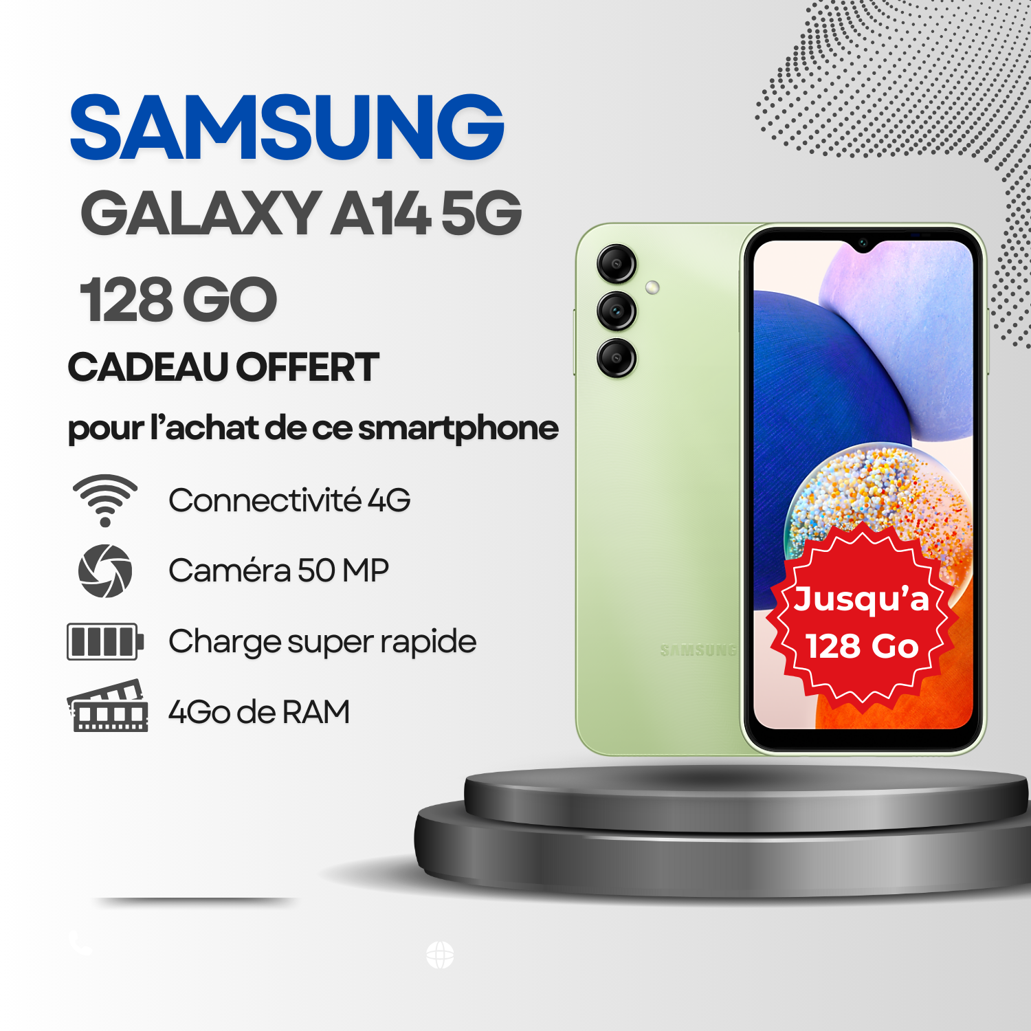 SAMSUNG Galaxy A14 5G 128Go