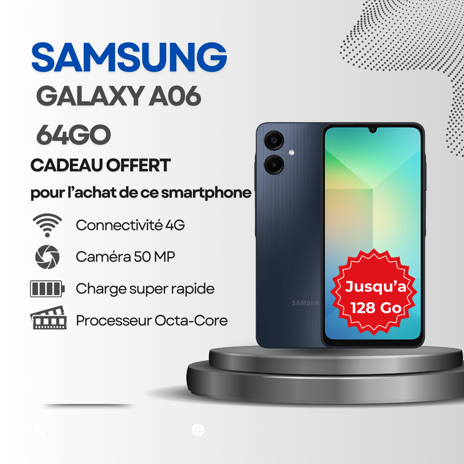 SAMSUNG Galaxy A06 64 Go