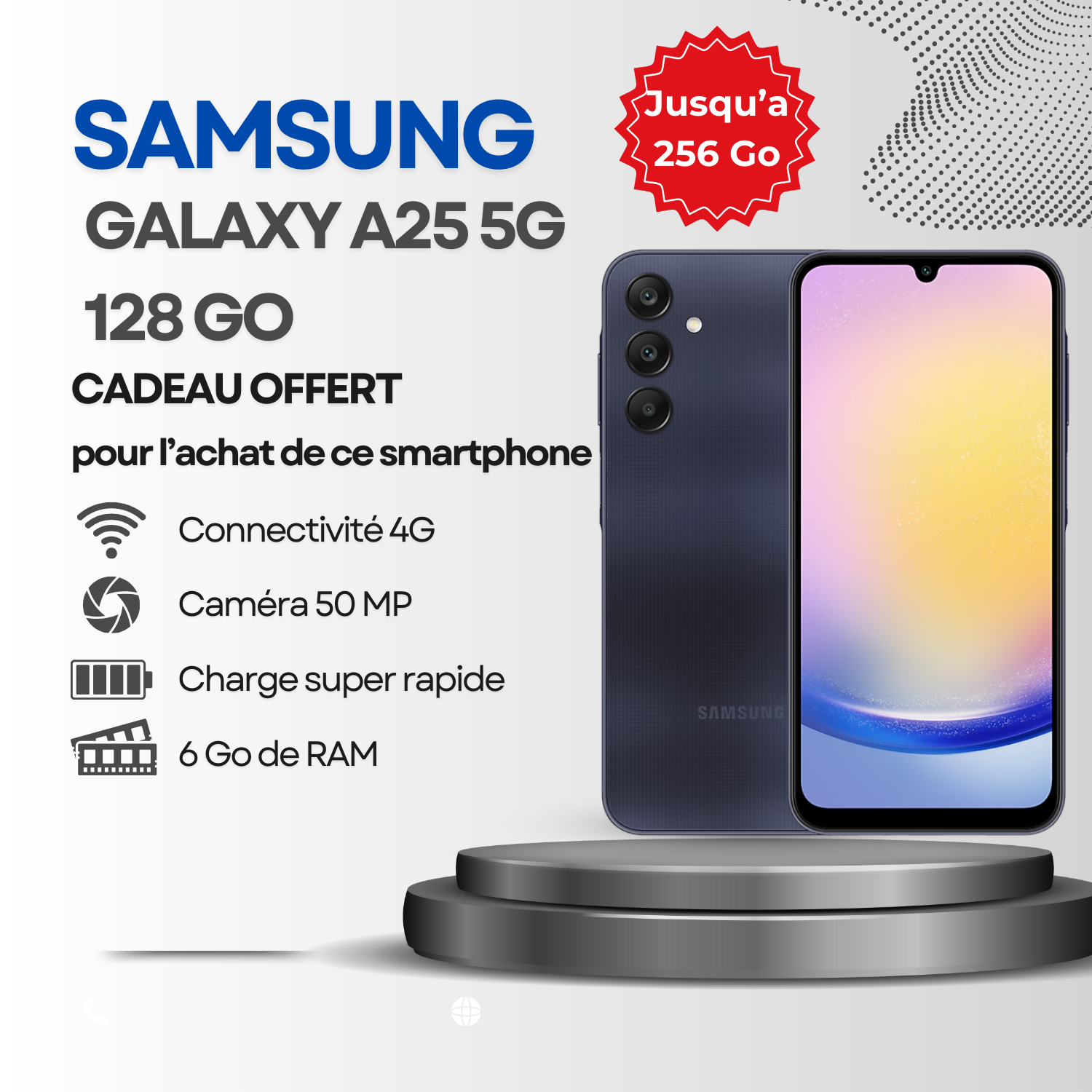 SAMSUNG Galaxy A25 5G 128 Go