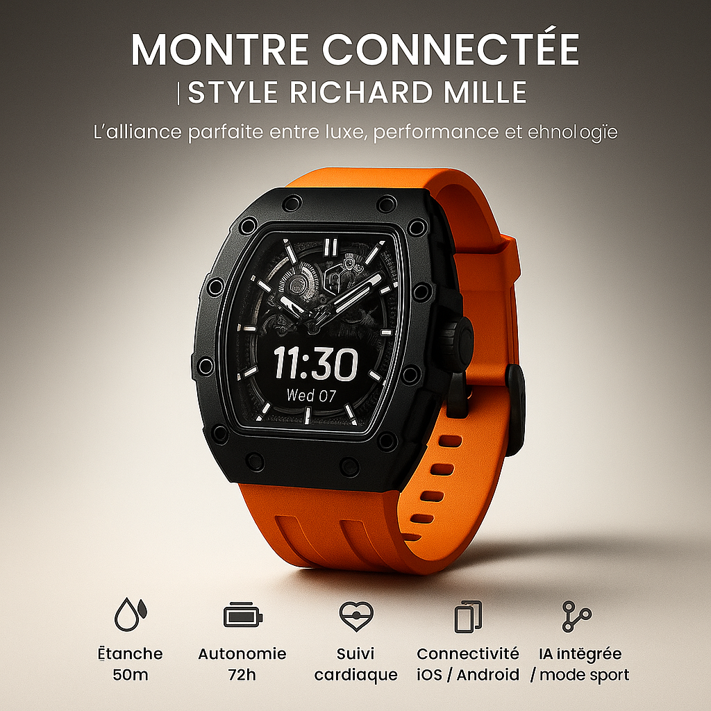 Montre Connectée SM / La Puissance de l'élégance