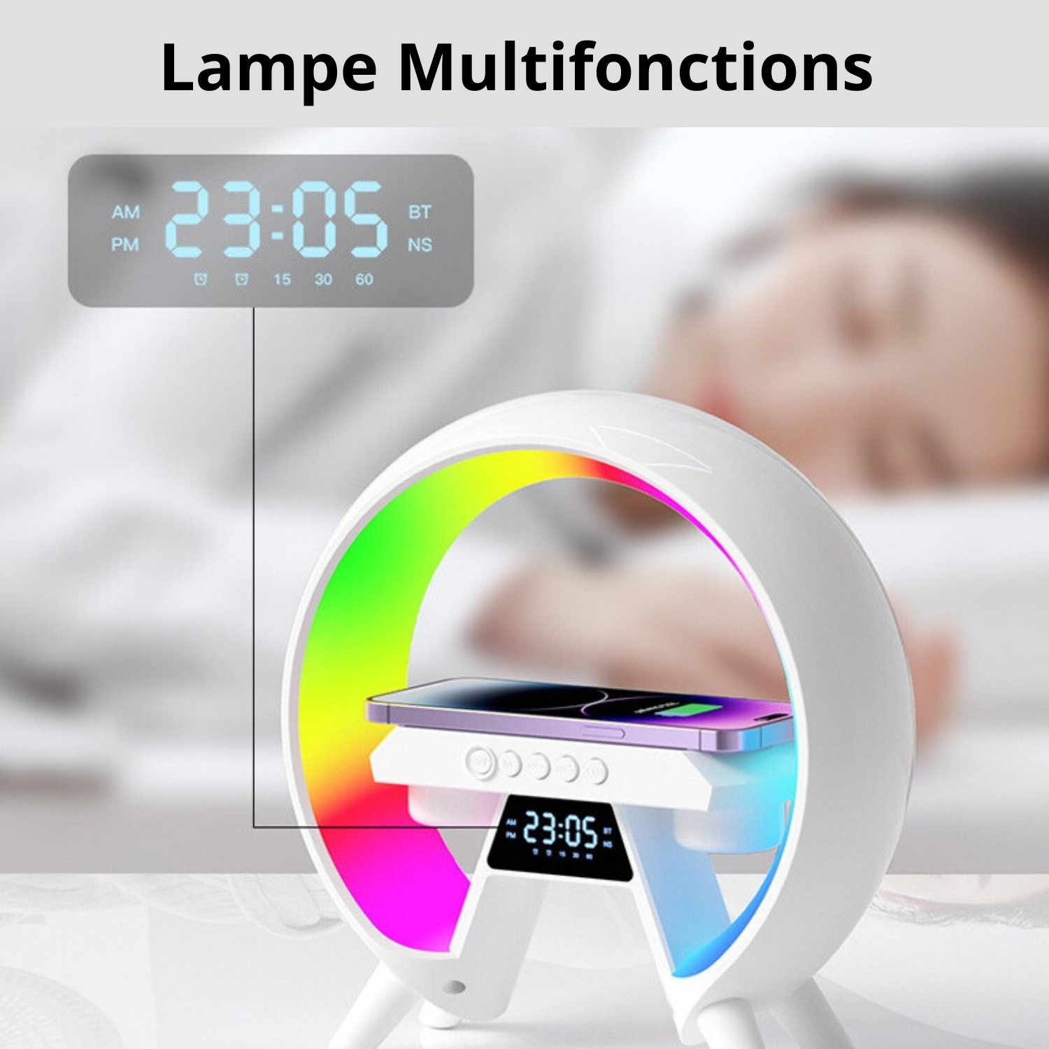 Lampe De Chevet LED Sans Fil G6