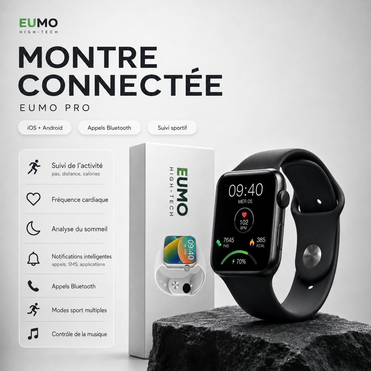 Montre Connectée Homme