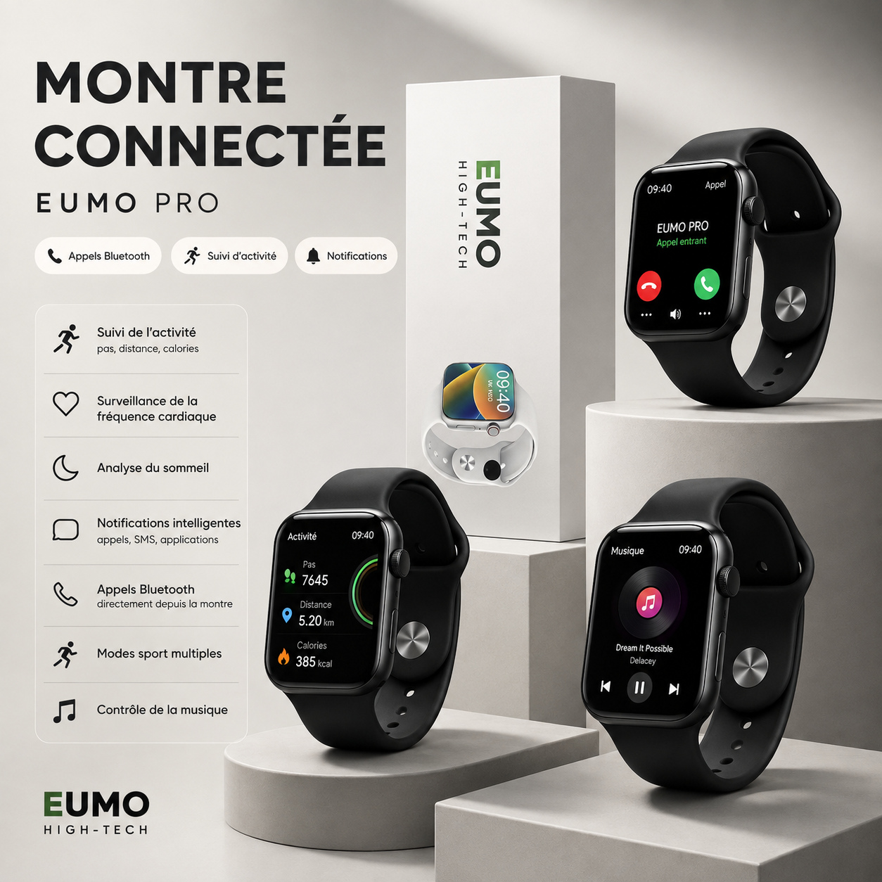 Montre Connectée Homme