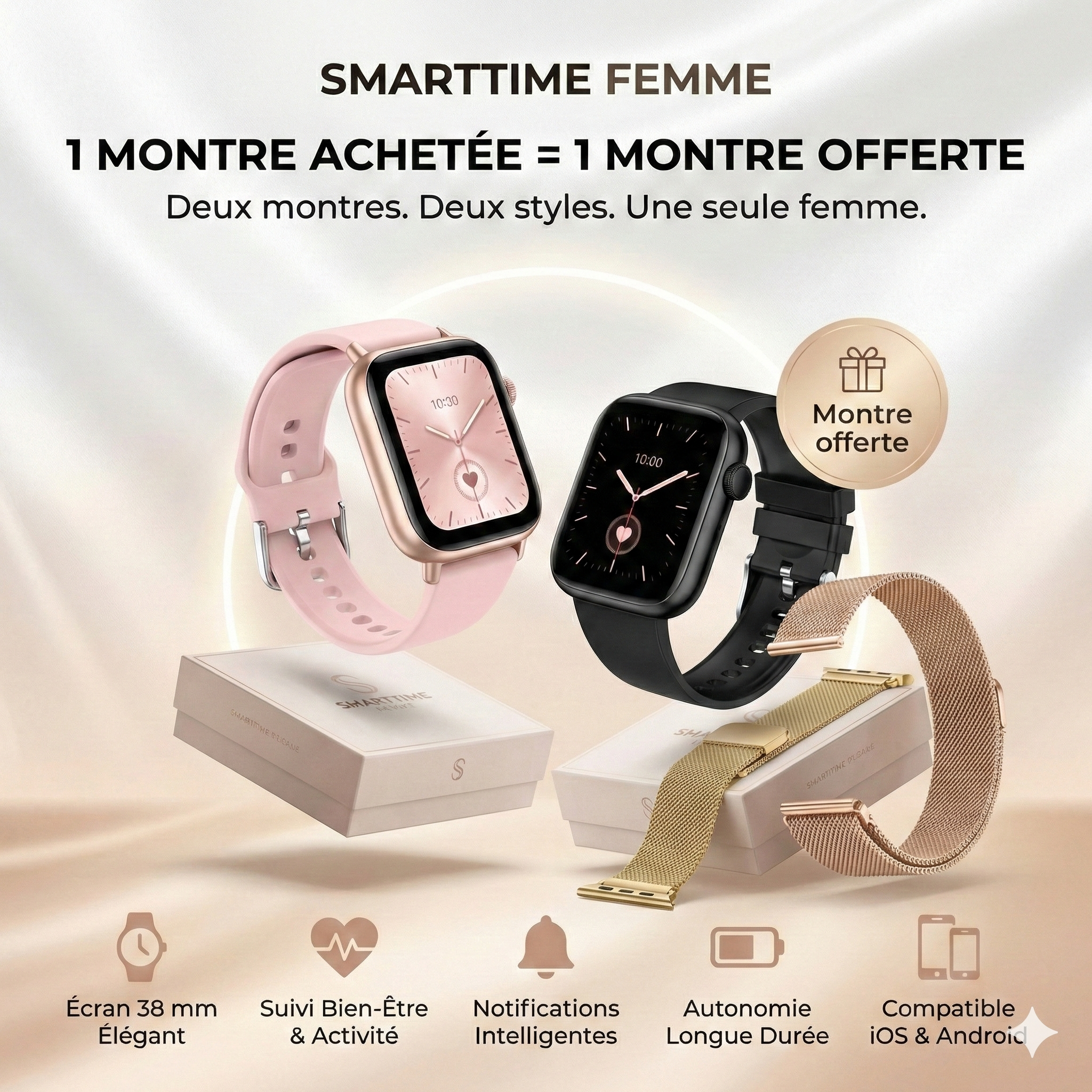 Montre SmartTime Femme