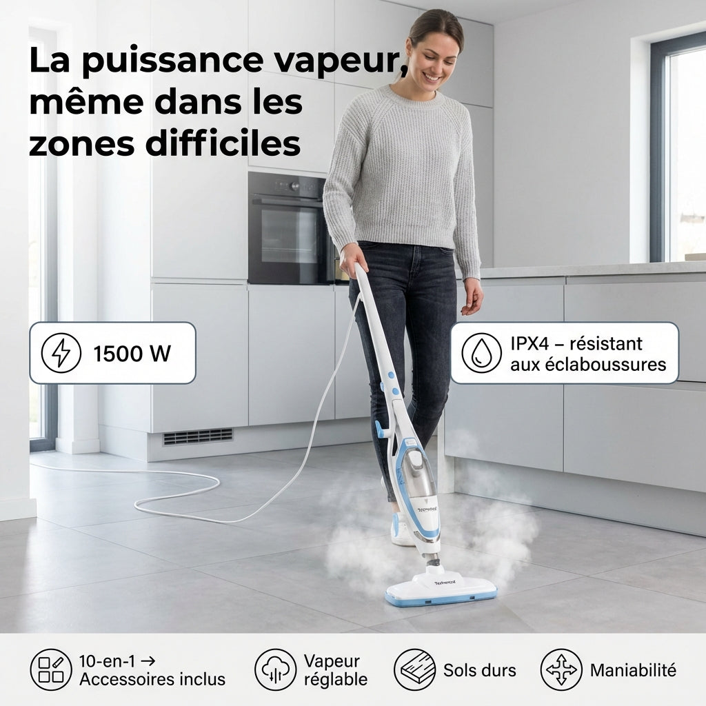 Balai Vapeur - Max 10 en 1